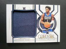 2020-21  National Treasures Colossal Rookie Materials #40 Anthony Edwards RC