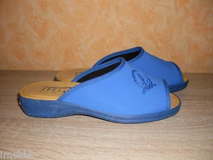 Anti Druck Pantolette NEU Gr. 36 in royalblau von Julia S ideal für Hallux Füße - Bild 1 von 4