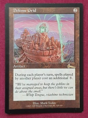 Magic The Gathering URZA'S LEGACY DEFENSE GRID artifact card MTG - Image 1 of 2