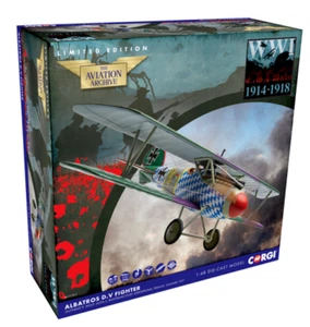 New Release AA37812 Corgi 1:48th Scale Albatross D.V Fighter Diecast Model - Picture 1 of 2