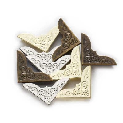 Protectores de esquina de libro de metal 24/48 piezas protector de álbum de fotos para álbumes de recortes 23 mm * 23 mm Foto 1 de 4