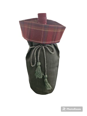 Longaberger Beverage Wine Spirit Tote BAG LINER - NEW Toboso Sage Fabric