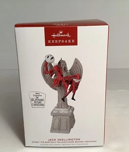 2022 Hallmark Keepsake Albtraum vor Weihnachten Jack Skellington Ornament - Bild 1 von 5