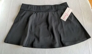 Swim Bottom SwimSkirt with Brief, 16" Long, Black, XLarge, NWT, Slimming, Active - Picture 1 of 9