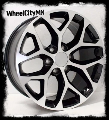 20" black 2015 Chevrolet Silverado LTZ Suburban OE replica rims Snowflake 6x5.5 Foto 1 de 3