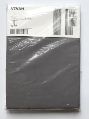 IKEA VIVAN - Charcoal Grey Window Curtains Panels Drapes 57 x 98" - Image 1 of 2