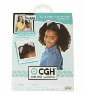 *Brand New* CGH - Cute Girl Hairstyles (Cat Ears Kit) 18 Pieces - Picture 1 of 3