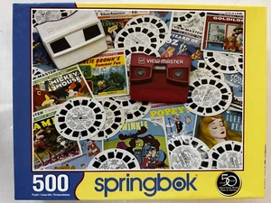 Springbok 2017 500 Piece Puzzle KEEPING IT REEL Vintage Comics Viewmaster - Picture 1 of 5