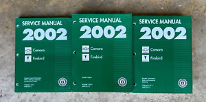 2002 Chevy Camaro Pontiac Firebird Trans Am Service Repair Manual Volumes 1-3