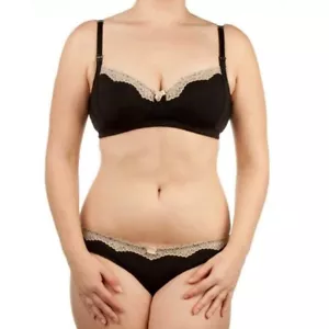 NWT Hotmilk 10DD Mode Black And Nude Maternity Nursing Feeding Bra - Picture 1 of 1