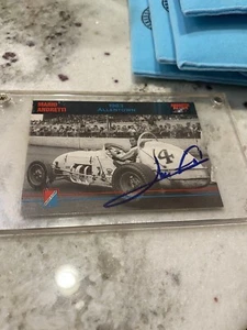 NASCAR Mario Andretti Signed Trading Card - Picture 1 of 3
