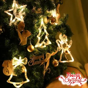 Christmas LED String Light Window Decoration Party Home Suction Cup Save Energy - Picture 1 of 13