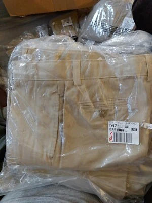 Pantalones chinos Lands' End para niños mezcla caqui talla 20 entrepierna 32" #4 Foto 1 de 2