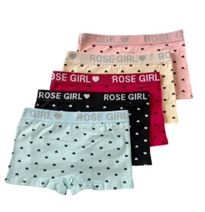 NEW 5 Boyshorts Panties Cotton Underwear Womens Ladies Girls Size M L XL 5210 - Picture 1 of 6