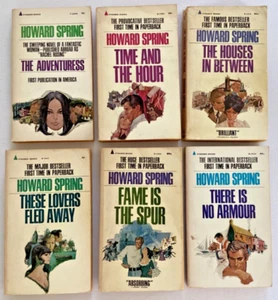 Howard Spring Vintage LOT The Adventuress Time & the Hour Houses in Between 🍒 - Imagen 1 de 9