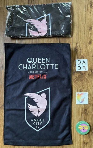 Angel City FC NWSL Rally Towel -Netflix Queen Charlotte, Temp Tattoos, Pin Cover