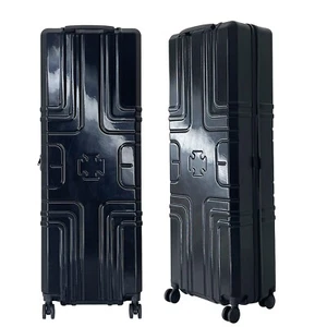 Taglia interna: 43""x15,5""x11"", Custodia di spedizione fieristica con ruote e maniglie - Foto 1 di 9