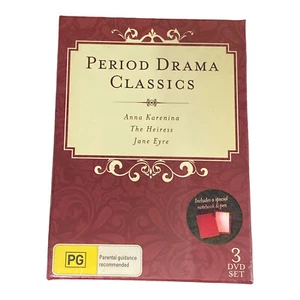 New DVD Period Drama Classics Anna Karenina The Heiress Jane Eyre 3Disc Rgn 4 PG - Picture 1 of 6