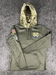 Nike Salute To Service Colts NFL U.S.A Back Hoodie Womens Small w Thumbhole Slvs - Picture 1 of 10