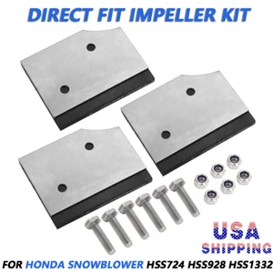 US Stainless For Honda Snowblower Direct Fit Impeller Kit HSS724 HSS928 HSS1332 - Picture 1 of 9
