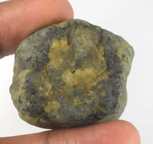 Pietra preziosa curativa prehnite verde naturale non trattata 190,30 ct minerale grezza - Foto 1 di 5