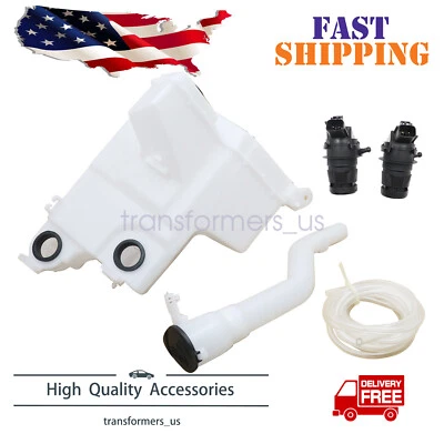 Se adapta a Toyota FJ Cruiser 2009-2014 depósito de líquido para lavadora de parabrisas con bomba y tapa Foto 1 de 4