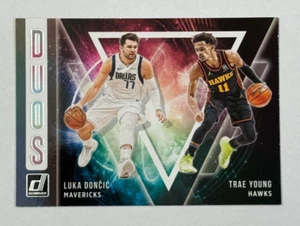 2021-22 Panini Donruss Duos #2 Luka Doncic Mavericks / Trae Young Hawks - Picture 1 of 2
