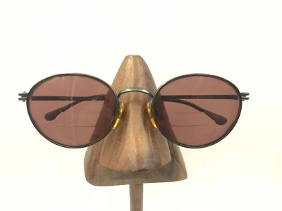 Vintage Vogue Florence VO3117 377-S Khaki Metal Oval Sunglasses FRAMES ONLY - Image 1 of 4