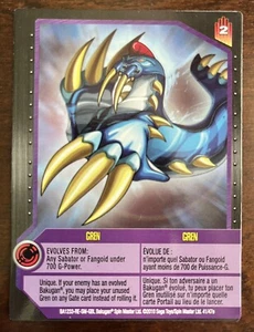 Tarjeta de habilidad Bakugan "verde" púrpura invasores Gundalian ADN 41/47e - Imagen 1 de 1