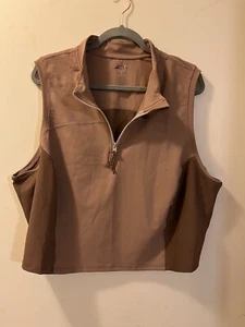 Women’s Old Navy Active Powersoft 4X Go-Dry Brown NWT Normcore Athleisure - Picture 1 of 4
