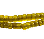 Padres perles commerciales jaune translucide Afrique
