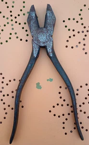 Vintage Utica Tools #1950-7 Linesman Pliers - Made In USA - Picture 1 of 3