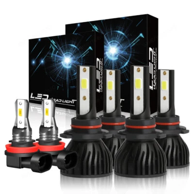 Faro LED de haz alto bajo bombilla antiniebla 9005+9005+H11 para Chrysler Voyager 2020 Foto 1 de 4