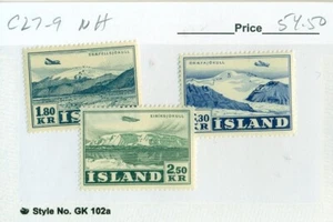 ICELAND #C27-9, Mint Never Hinged, Scott $54.50 - Picture 1 of 1