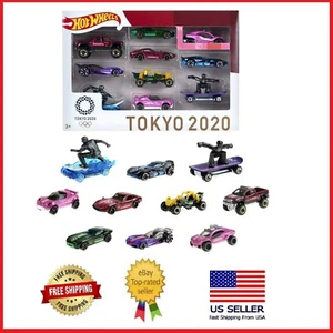Hot Wheels 2020 Tokyo Olympics 10 CARS BOX SET mit Pink DUNE DADDY TREASURE HUNT - Bild 1 von 9
