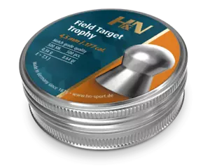 H&N Field Target FTT 4.51 Air Gun Pellets .177 Full Tins of 500 Fast UK Dispatch - Picture 1 of 3