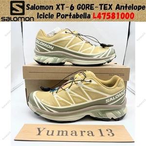 Salomon XT-6 GORE-TEX Antelope Icicle Portabella L47581000 Men's Size - Picture 1 of 16