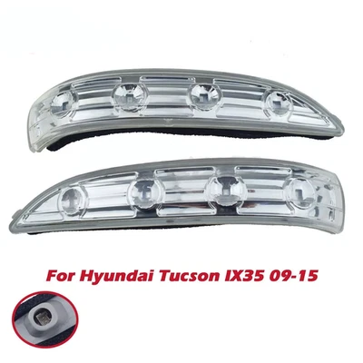 Pair Side Mirror LED Turn Signal Indicator Light for Hyundai Tucson ix35 09-15 - Image 1 of 4