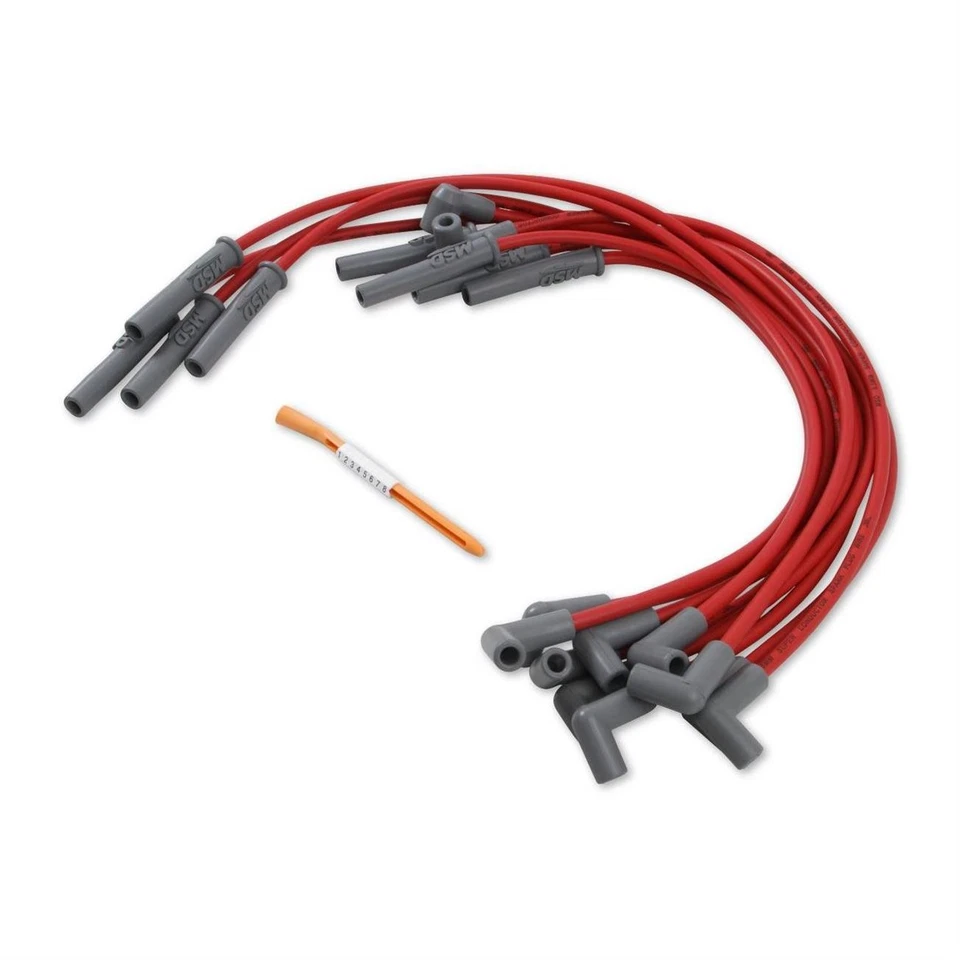 MSD 31329 8.5mm Spark Plug Wires Set, Small Block Fits Ford, HEI Cap - Image 1 of 4