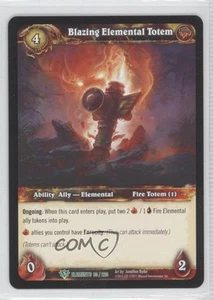 2010 World of Warcraft TCG: War of the Elements Blazing Elemental Totem #80 3v2 - Picture 1 of 3