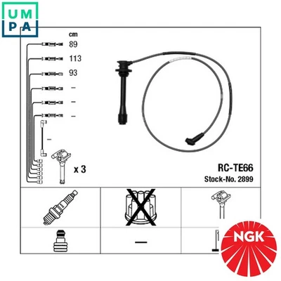 IGNITION CABLE KIT 2899 FOR TOYOTA LAND/CRUISER/PRADO/90/COLORADO MERU 3.4L - Image 1 of 4