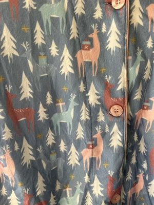 Youth Girls PJ Salvage Christmas Deer Pajamas SOFT Size Large/16 - Image 1 of 4