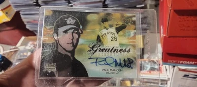 Paul Maholm Pirates Auto Rookie Card 2006 Upper Deck#LMGU - Image 1 of 2