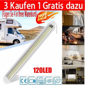 NUOVA striscia LED 12 V tubo luce 120 LED auto furgone VOLT lampada a barra barra barra luminosa - Foto 1 di 15