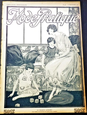 La Mode Pratique – 18 September,1920, No.38 French Fashion Magazine. - Image 1 of 4