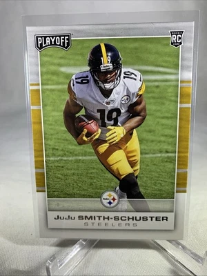 JUJU SMITH-SCHUSTER STEELERS 2017 PANINI PLAYOFF FOOTBALL ROOKIE CARD  #225 - Image 1 of 2