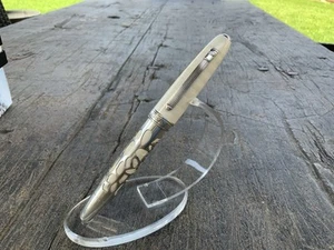 Krone Limited Edition 888 Liquid Oracle 925 Silver & Cream Rollerball Pen No Box - Picture 1 of 24