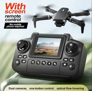 RC Drone WIFI HiFi 4K Dual Camera Obstacle Avoidance Remote Control with Screen - Picture 1 of 4