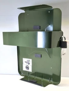 GELG Kanisterhalterung für Metall Benzinkanister 20 Liter Grün / Oliv (RAL 6003) - Bild 1 von 6