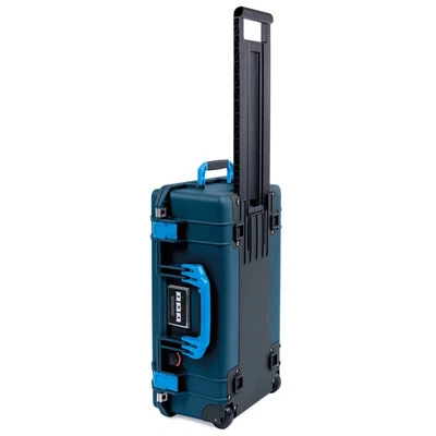 Deep Pac & Blue Pelican 1535 Air case with combo lid pouch only. Smooth wheels - Image 1 of 2